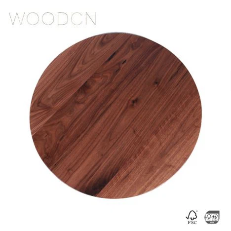 Meja Kopi Kulit Walnut Hitam