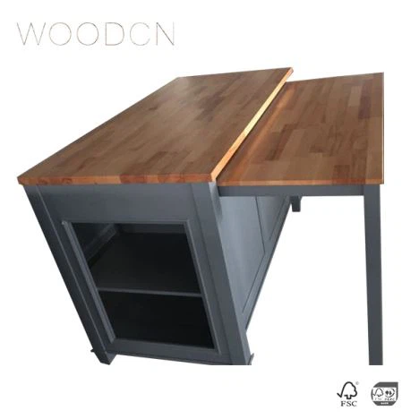Atas Kabinet Blok Butcher Kayu Oak