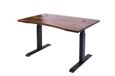 Atas Meja Pejabat Walnut Hitam