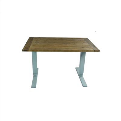 Meja/Atas Meja Kayu Elm Lama Pepejal