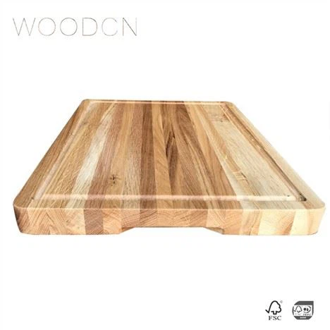 Papan Pemotong Oak Putih Pepejal