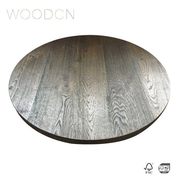 Veneer Black Walnut Wood Restaurant Table