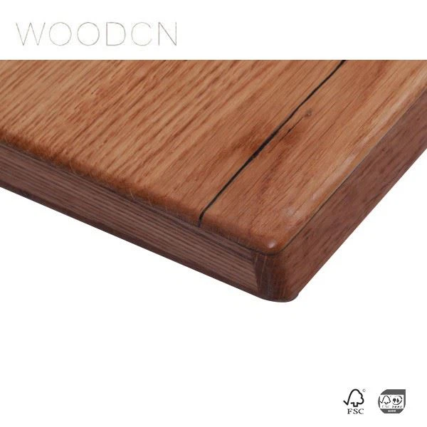 Oak Wood Dining Veneer Restaurant Table