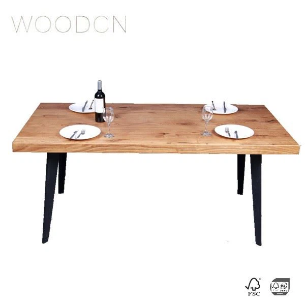 Veneer Beech Wood Restaurant Dining Table